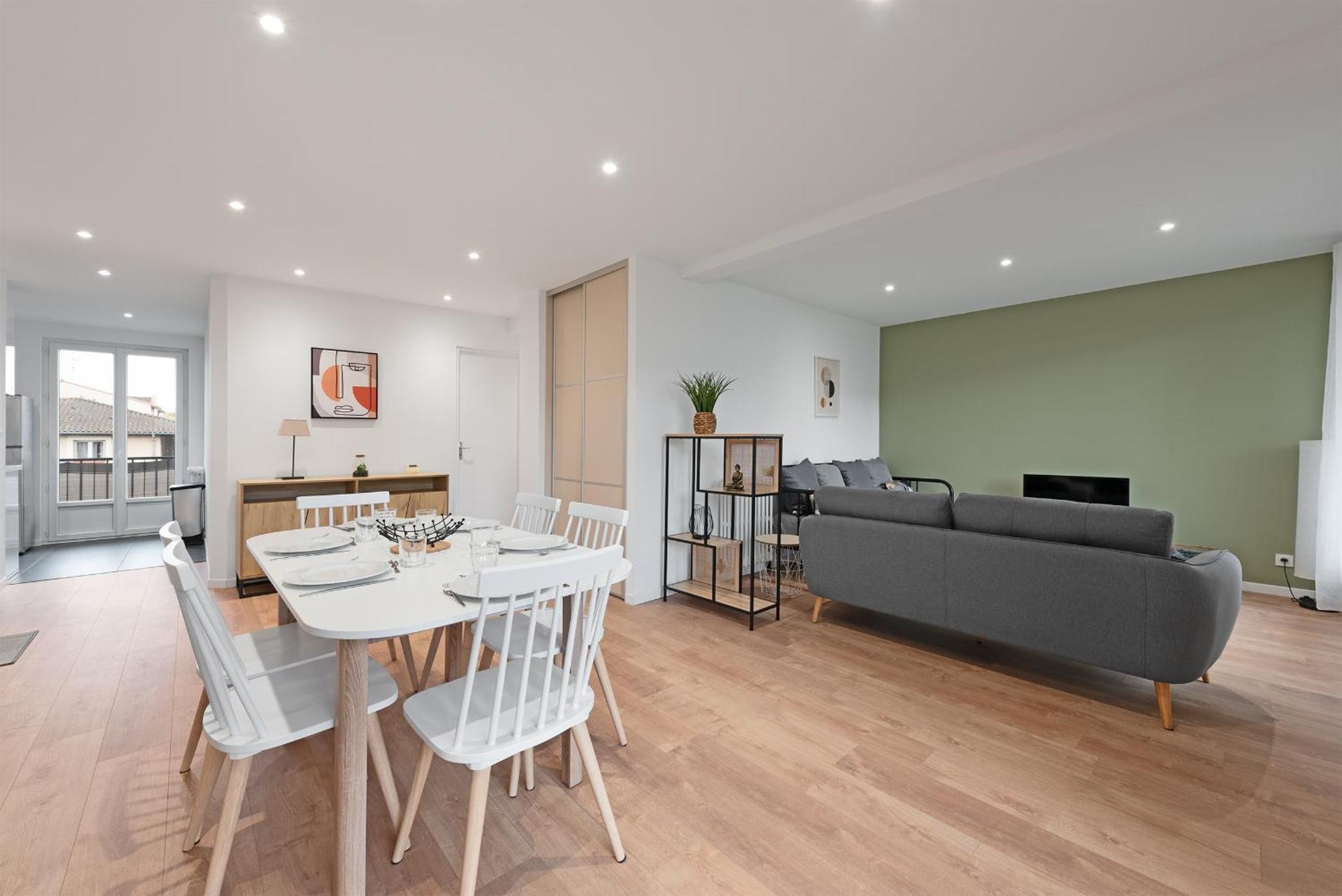 Spacieux T3 Avec 2 Parkings Gratuits Et 2 Balcons Toulouse Eksteriør bilde
